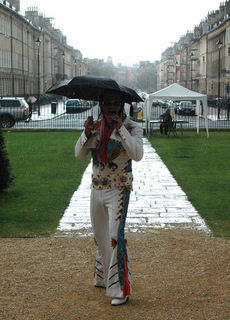 I'm singing in the rain...